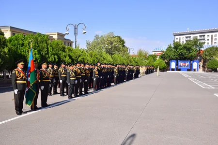 Naxçıvanda Heydər Əliyev adına Hərbi Lisey kursantlarının buraxılış mərasimi keçirilir