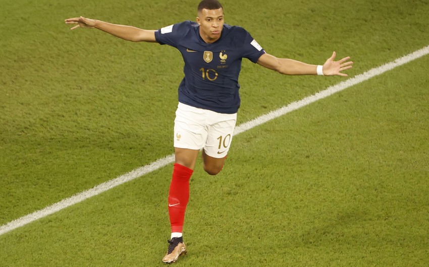 DÇ-2022: Kilian Mbappe mundiallardakı qol sayına görə Platini, Zidan və Anrini arxada qoyub