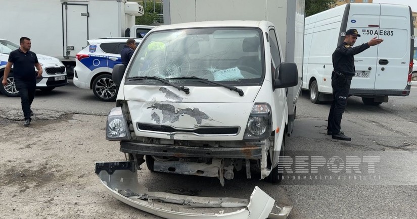 Sumqayıtda zəncirvari yol qəzası olub, xəsarət alanlar var