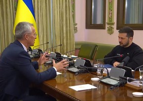 Volodymyr Zelenskyy meets with NATO Secretary General