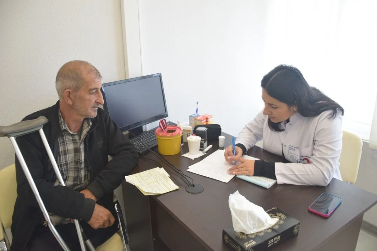 Qubada şəhid ailələri və qazilər üçün tibbi aksiya təşkil edilib