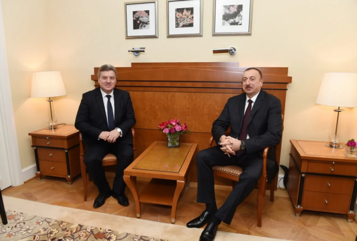 ​Azərbaycan və Makedoniya prezidentlərinin görüşü olub