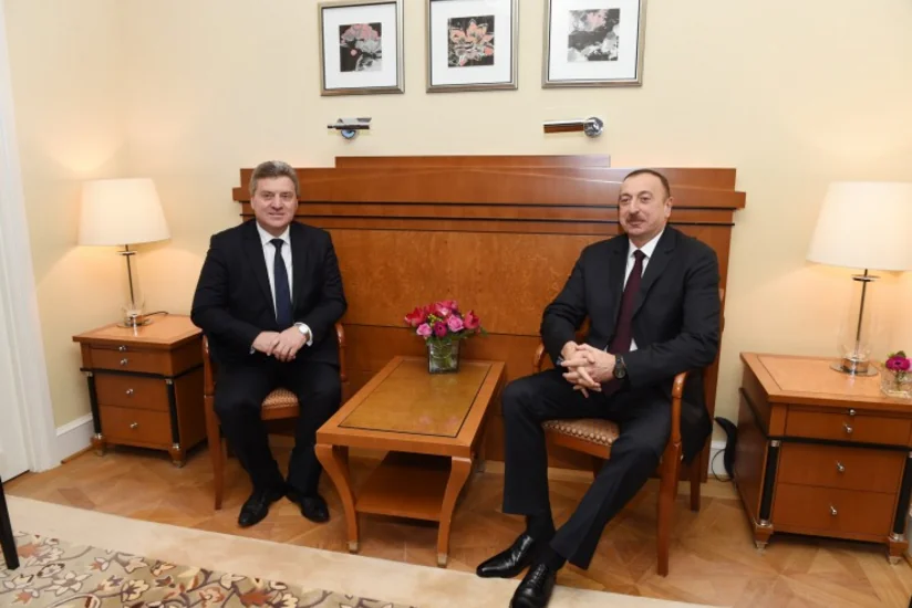 ​Azərbaycan və Makedoniya prezidentlərinin görüşü olub