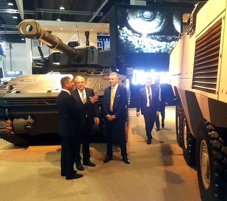 Azerbaijan Defense Minister gets acquainted with products of Turkish defense industry