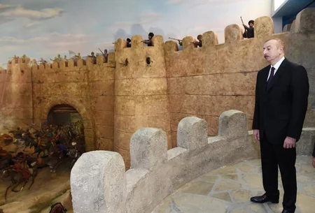 President Ilham Aliyev visits memorial complex People's memory’ in Ashgabat