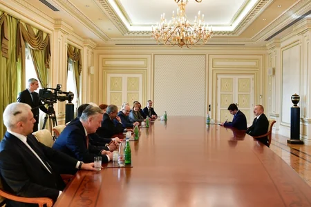 President Ilham Aliyev received members of Board of Trustees of Nizami Ganjavi International Center