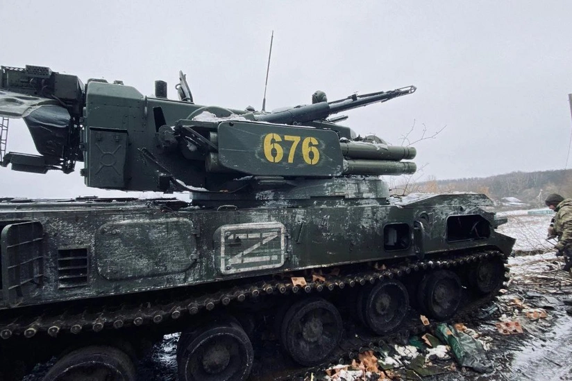 Russia clarifies letters Z and V on military equipment
