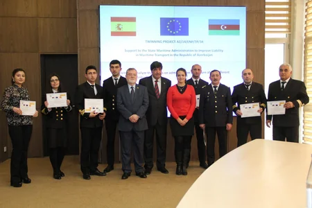 Dövlət Dəniz Administrasiyasında tvinninq layihəsi çərçivəsində seminar keçirilib
