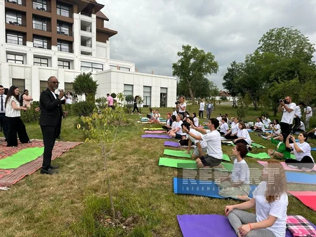 Şabranda Ümumdünya Yoqa Günü qeyd olunub