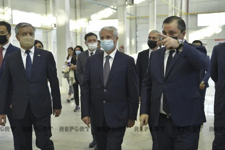 Hacıqabul Sənaye Məhəlləsinin rezidentinin yeni istehsal xətti işə düşüb