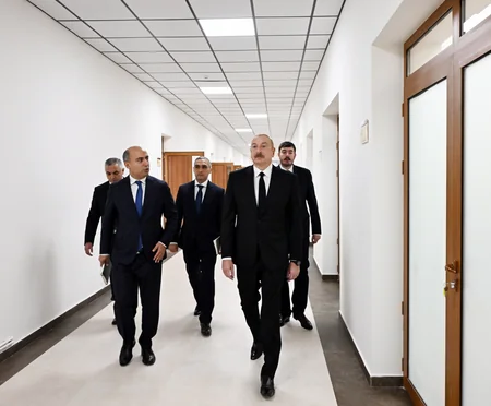 Prezident İlham Əliyev Qarabağ Universitetinin təmirdən sonra açılışında iştirak edib - YENİLƏNİB-4