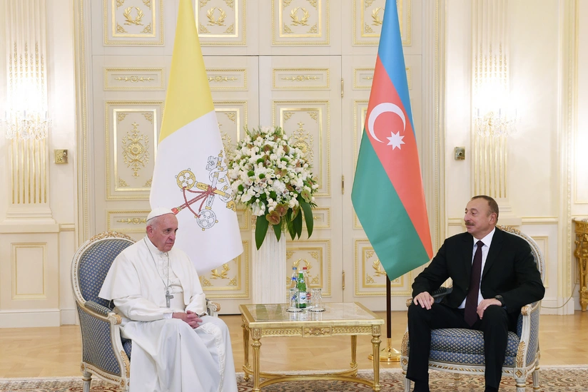 İlham Əliyev Roma Papasına məktub yazıb