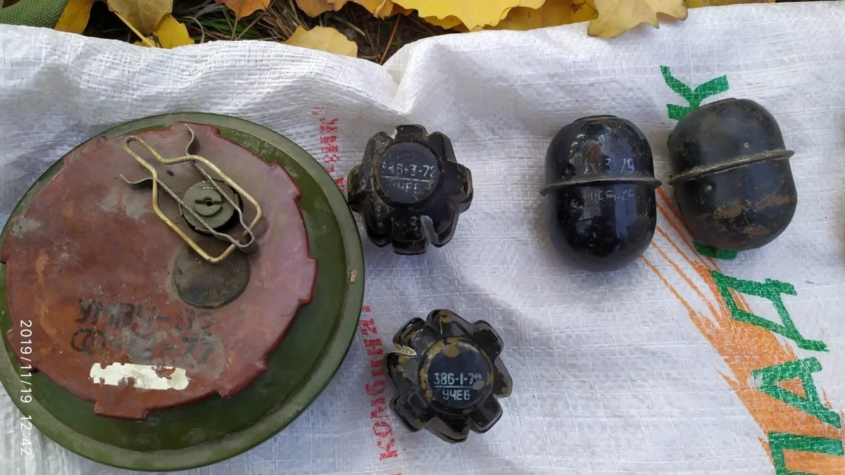 Xaçmazda mina və əl qumbarası tapılıb