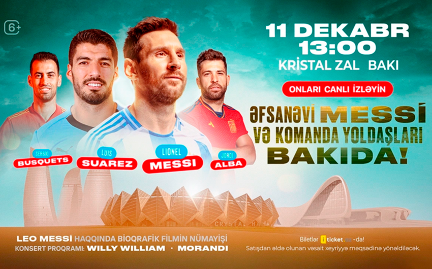 Lionel Messi və komanda yoldaşlarının tədbirinə əlavə biletlər satışa çıxarılıb