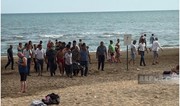 Pirşağı çimərliyində bir nəfər batıb
