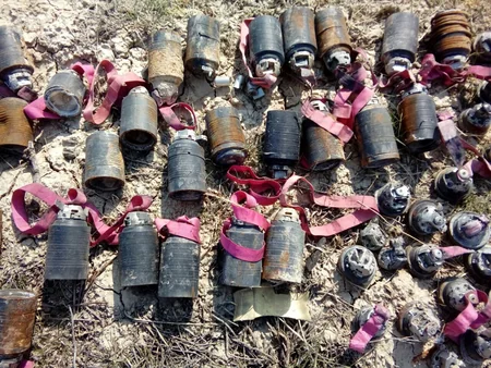 ANAMA Giləzidə 137 ədəd partlamamış hərbi sursat aşkar edib