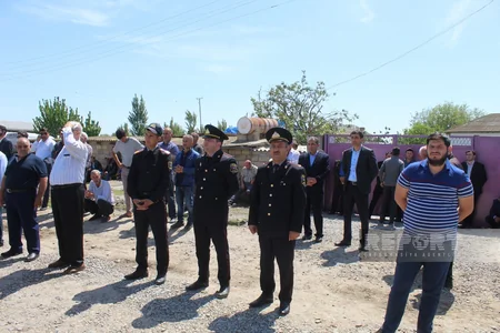 Sabirabadda şəhid polkovnik-leytenantın büstünün və xatirəsinə tikilmiş bulağın açılışı olub  