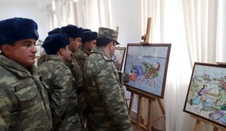 Xocalı soyqırımı ilə bağlı Azərbaycan Ordusunda tədbirlər keçirildi
