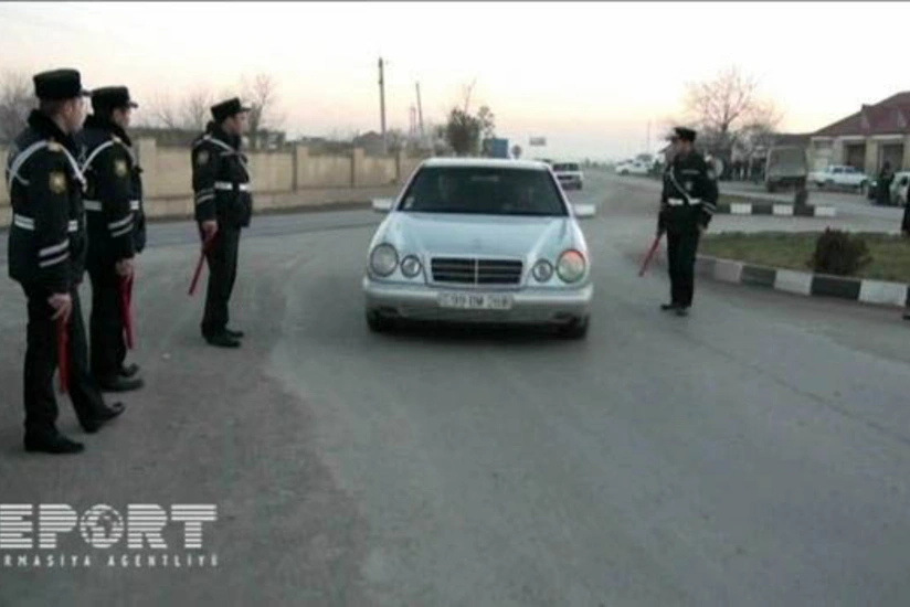 İmişlidə reyd zamanı 50-dən çox sürücü cərimə olunub - FOTO