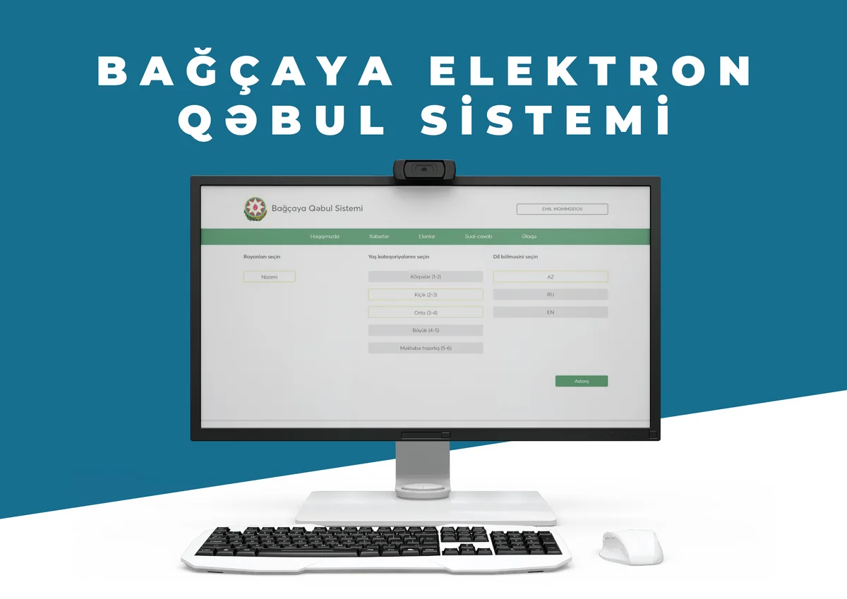 Avqustun 2-dən Bakıdakı uşaq bağçalarına qəbul elektron qaydaya keçir