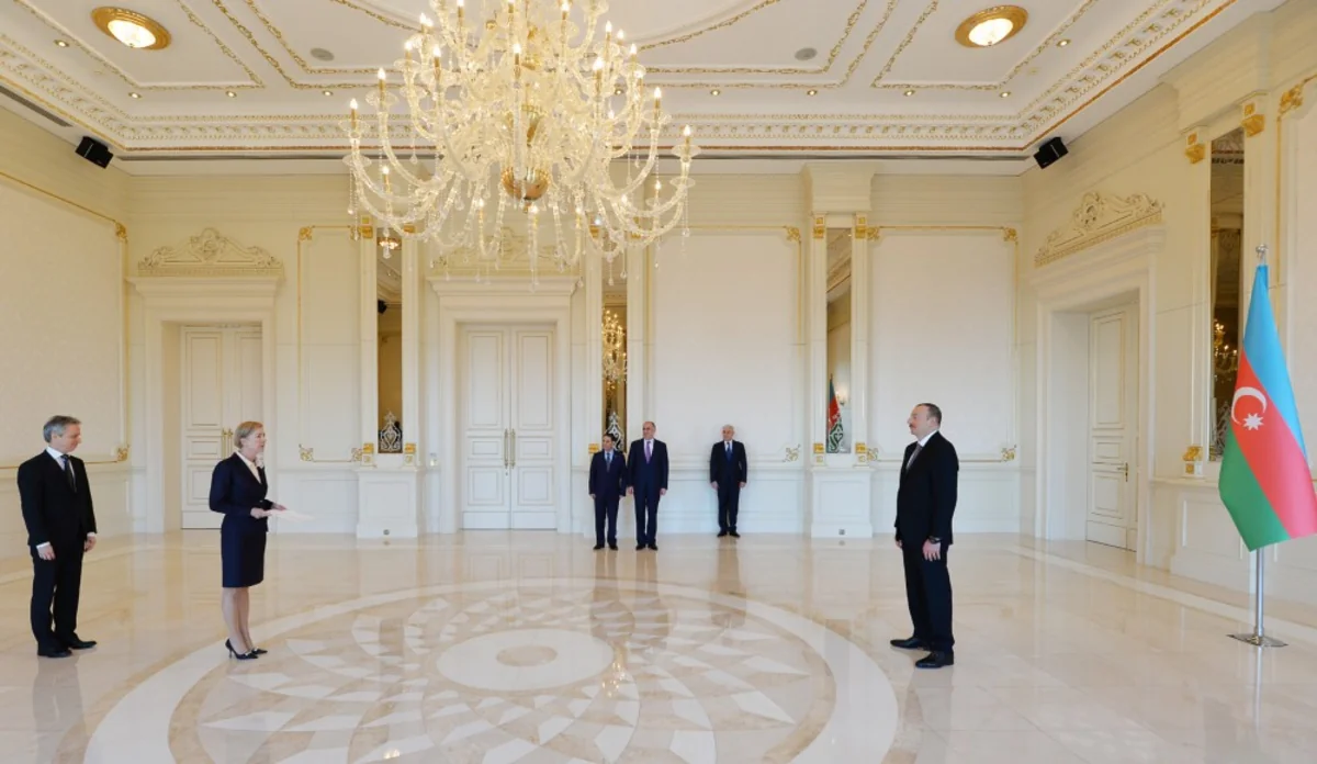 President Ilham Aliyev received credentials of Swedish and Slovenian Ambassadors