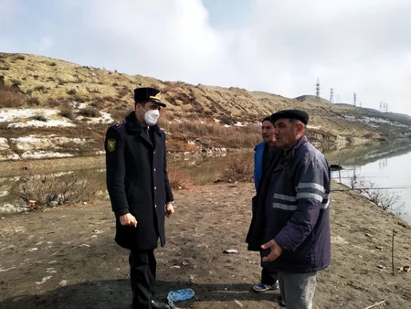 Şirvanda brakonyerliyə qarşı reyd keçirilib, qanunsuz ov qurğuları məhv edilib