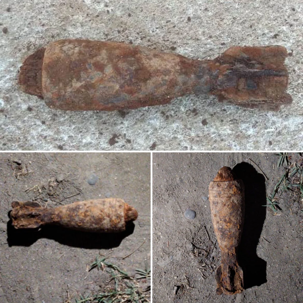 В Маштаги нашли минометный снаряд 