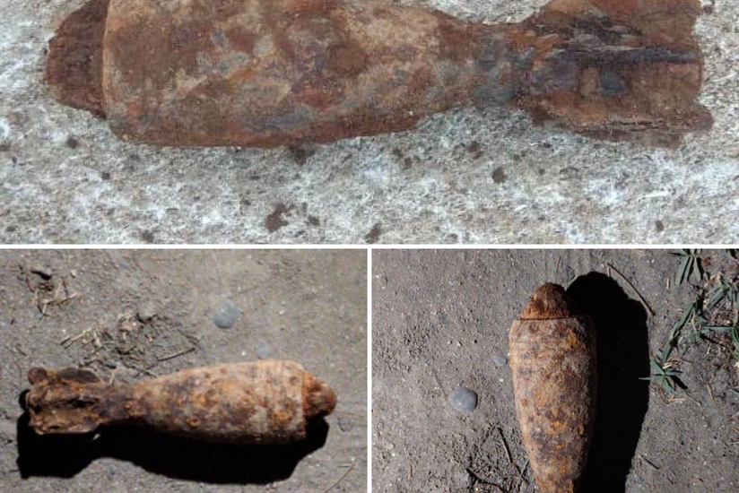 В Маштаги нашли минометный снаряд 