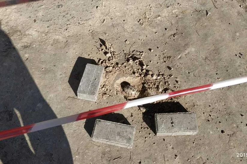 Bakıda 1 ədəd F-1 qumbarası aşkarlanıb