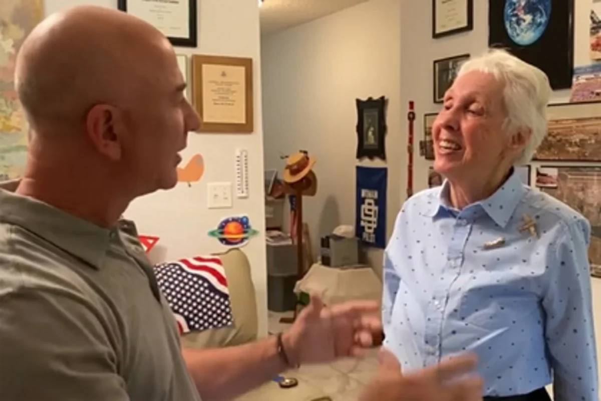 Woman aged 82 to go into space with Jeff Bezos