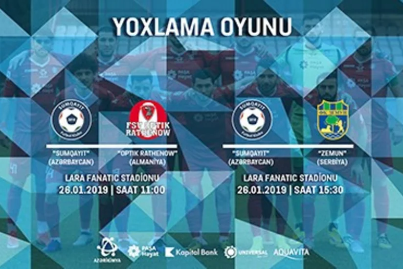 Sumqayıt Almaniya komandası ilə qarşılaşacaq