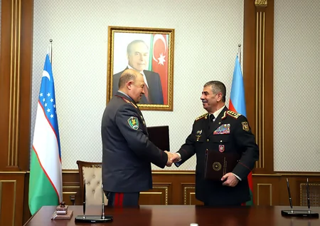 Azərbaycan və Özbəkistan müdafiə nazirlikləri arasında ikitərəfli əməkdaşlıq planı imzalanıb