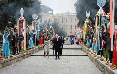 Prezident İlham Əliyev Novruz bayramı münasibətilə ümumxalq şənliyində iştirak edib