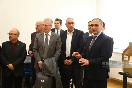 Xankəndiyə gələn diplomatik korpus nümayəndələri Qarabağ Universitetində olublar - YENİLƏNİB