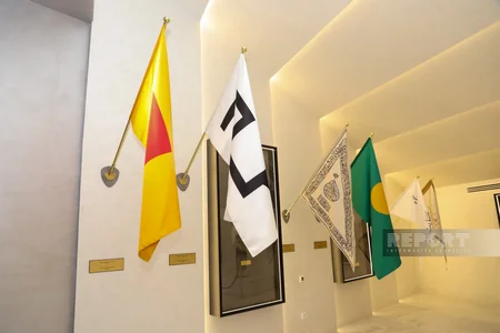 Dövlət Bayrağı Meydanındakı yenilənmiş Bayraq Muzeyi təqdim edilib