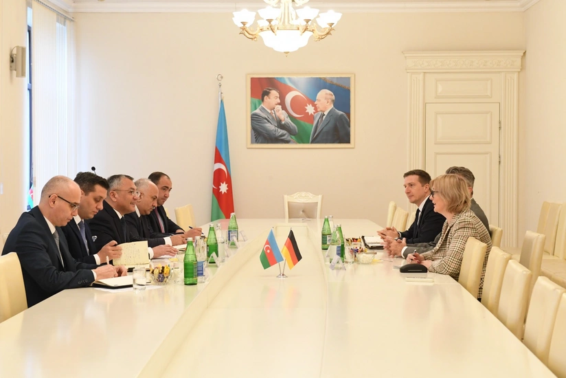 Председатель Госкомитета проинформировал посла Германии о реализации программы Великое возвращение