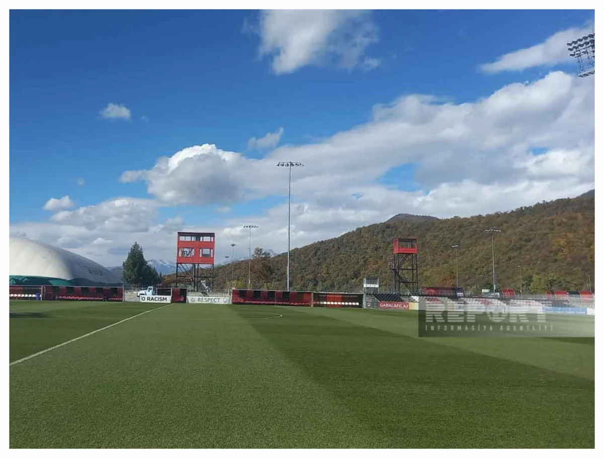 Azərbaycan millisinin oyunu ilə bağlı Qəbələ şəhər stadionunda görülən işlər yekunlaşıb