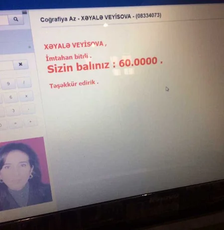 Kürdəmirdə diaqnostik qiymətləndirmədə iştirak edən müəllim bütün sualları cavablandırıb