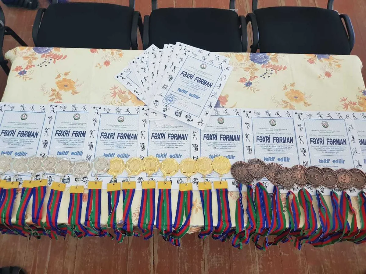 Goranboyda Azərbaycan polisinin 100 illiyinə həsr olunan cüdo üzrə yarış keçirilib - FOTO