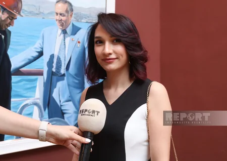 Gənc rəssam: İlk dəfə portret əsərimdə Ümummilli Lideri çəkmişəm