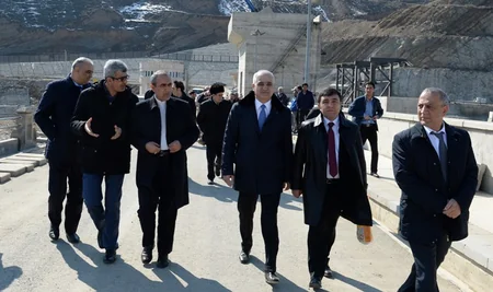 Azərbaycan və İran nazirləri “Xudafərin” və “Qız qalası” hidroqovşaqlarına baş çəkiblər