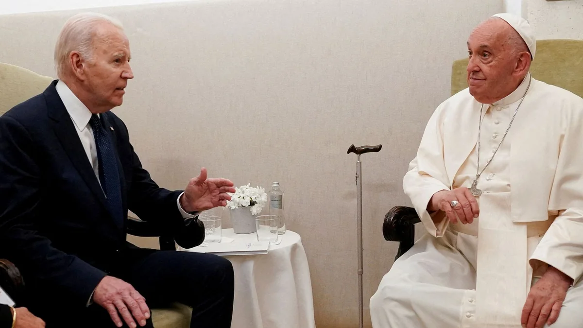 Biden awards Pope Francis medal of freedom, highest US civilian honor