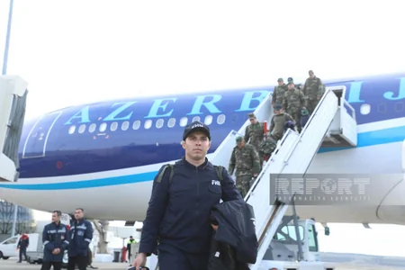 Türkiyədəki Azərbaycan xilasedicilərinin son qrupu Vətənə qayıdıb