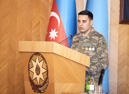 Dövlət Gömrük Komitəsində Zəfər Günü münasibətilə təntənəli mərasim keçirilib