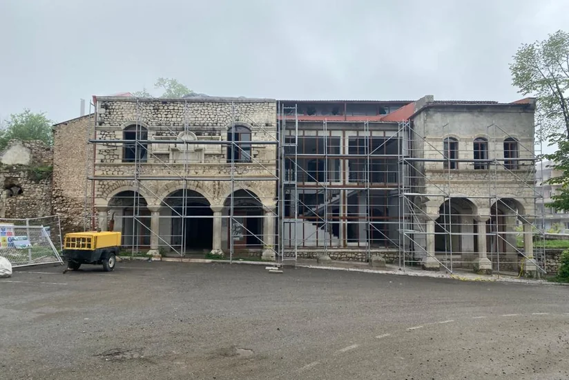 В Шуше ведутся работы по благоустройству -  ФОТО