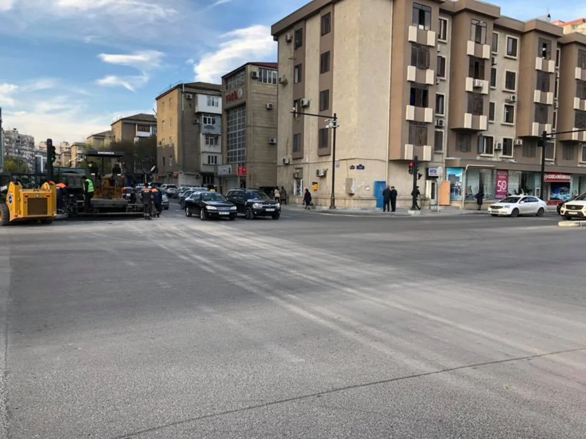 Bakının daha iki küçəsinin kəsişməsində işlər yekunlaşmaq üzrədir