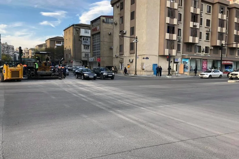 Bakının daha iki küçəsinin kəsişməsində işlər yekunlaşmaq üzrədir