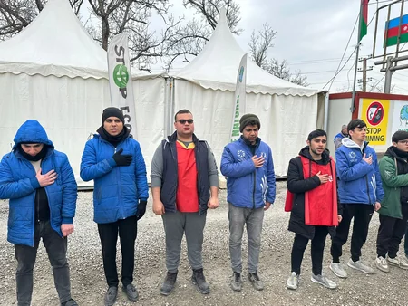 Protest on Khankandi-Lachin road going on for 119 days