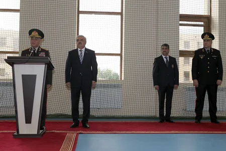 DİN-in xüsusi təyinatlı Əlahiddə Çevik Polis Alayının inzibati ərazisində cüdo zalının açılışı olub