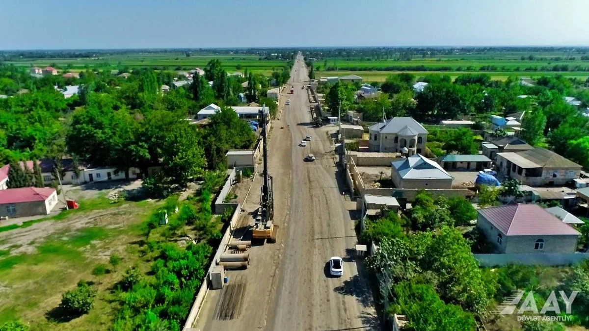 Bərdə-Ağdam avtomobil yolunun tikintisi sürətlə davam etdirilir